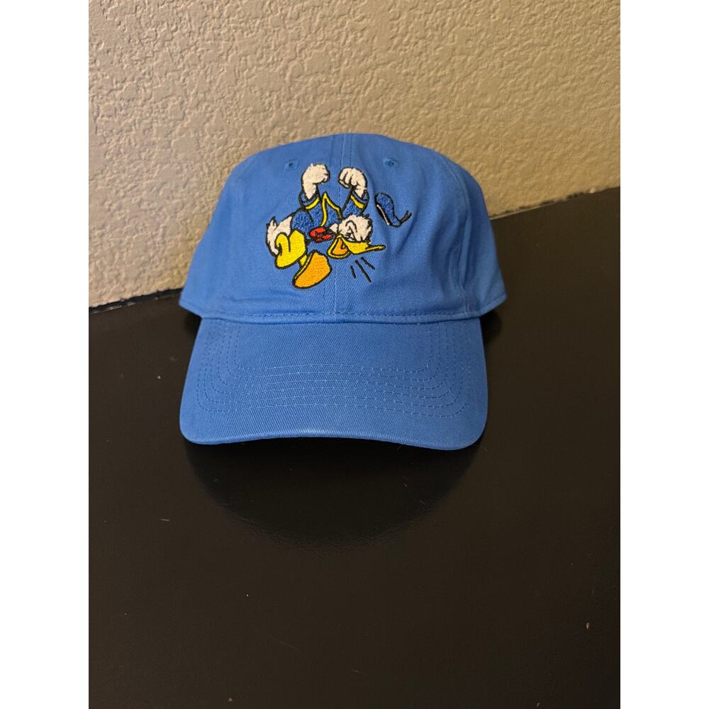 Concept One Disney Angry Donald Duck Blue Baseball Cap Hat NWT
